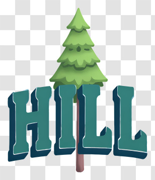 Hill Logo - HILL Wordmark With Tree Transparent PNG