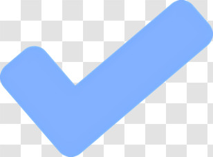 Web - Blue Checkmark Symbol Transparent PNG