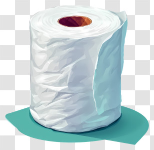 Flat Toilet Tissue - Toilet Paper Roll Transparent PNG