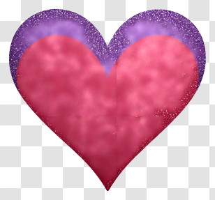 Glitter Heart Symbol - Sparkling Heart With Glitter Transparent PNG