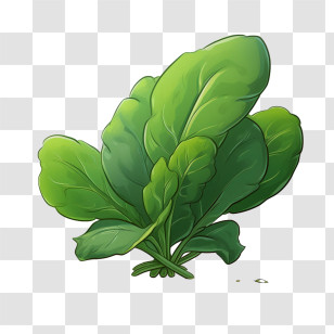 Spinach - Fresh Green Spinach Leaves Transparent PNG