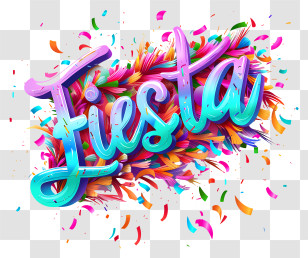Fiesta - Colorful Fiesta Celebration Transparent PNG