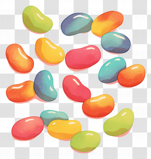 Jelly Beans - Colorful Jelly Beans For Fun Times Transparent PNG