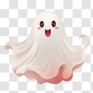 Cute Ghost - Adorable Cute Ghost Transparent PNG