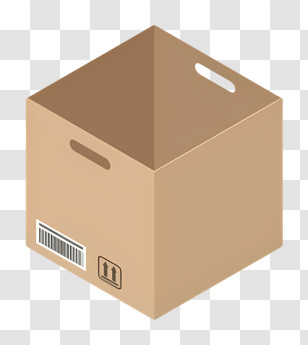 Box - Cardboard Box For Packaging Or Shipping Transparent PNG