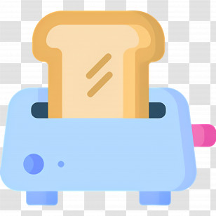 Toaster - Toaster With Bread Slice Transparent PNG