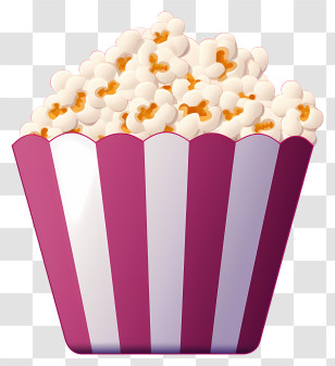 Popcorn - Bucket Of Popcorn For Movie Nights Transparent PNG