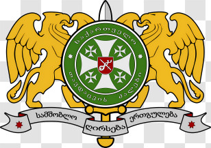Defence Forces Of Georgia - Coat Of Arms With Eagles Transparent PNG