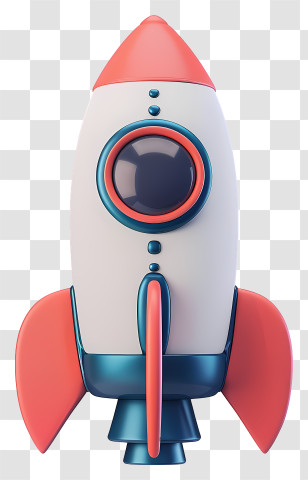 Rocket - Cartoon Rocket Ship For Space Travel Theme Transparent PNG