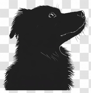 Dog Silhouette - Dog Silhouette Profile Transparent PNG