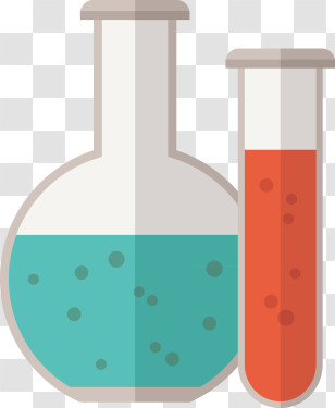 Liquids - Laboratory Flasks With Colorful Liquids Transparent PNG