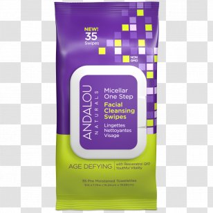 Cleanser Wet Wipe Andalou Naturals Facial Lotion - Moisturizer - Impurity Texture Transparent PNG