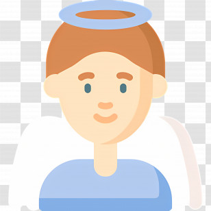 Christmas Angel - Angel Boy With Halo Transparent PNG