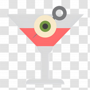 Halloween Cocktail - Spooky Cocktail With Eyeball For Halloween Transparent PNG