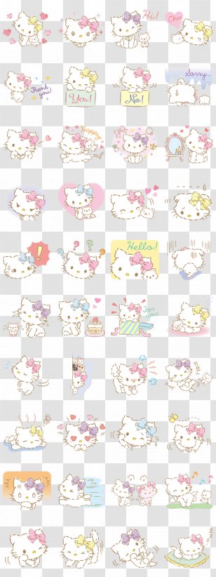 Cat Kawaii Sticker PNG Images, Transparent Cat Kawaii Sticker Images