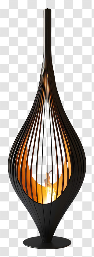 Floor Lamp - Modern Fireplace Design Transparent PNG