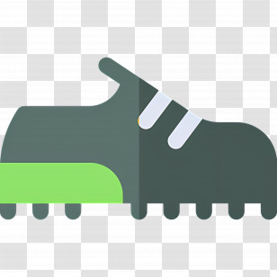Football Boots - Green And Black Soccer Shoe Transparent PNG