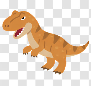 Dinosaur - Cartoon T-Rex Dinosaur Illustration Transparent PNG