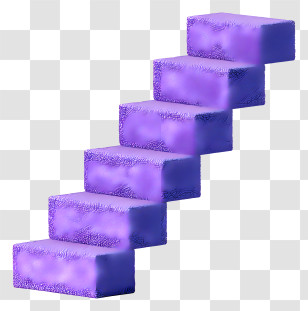 Success Stairs - Purple Stairs In Abstract Style Transparent PNG