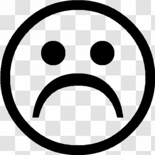 Smiley Emoticon Face Black And White Clip Art - Head - Sad Emoji ...