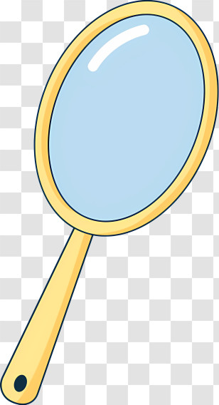 Bubble Gum - Yellow Magnifying Glass For Detailed Inspection Transparent PNG