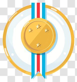 Gold Medal - Gold Medal Award Transparent PNG