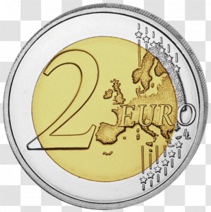 Euro Coins 2 Coin Banknotes - 50 Fen Transparent PNG