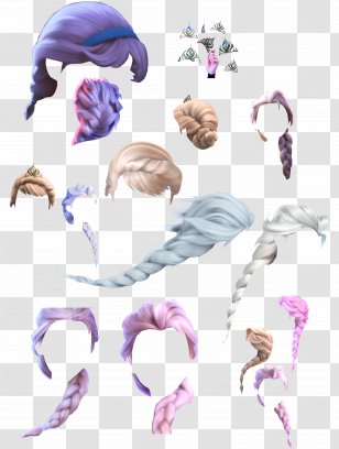 Elsa Anna Hairstyle - Hair Transparent PNG