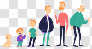 Human Life Cycle - Family Growth Stages Transparent PNG