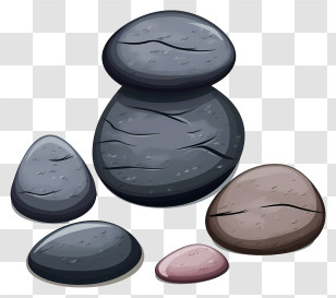 Rocks - Stack Of Smooth And Relaxing Stones Transparent PNG