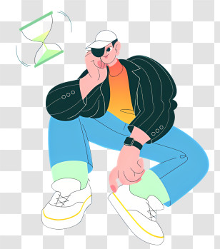 Web - Cartoon Character Illustration Transparent PNG