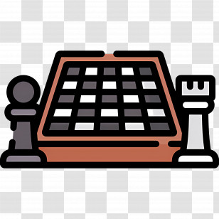 Chess Board - Chessboard With Pieces Transparent PNG