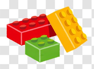 Icon - Colorful Toy Building Blocks For Kids Transparent PNG