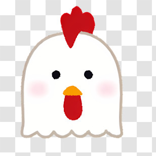 Nature - Cute Chicken Illustration Transparent PNG
