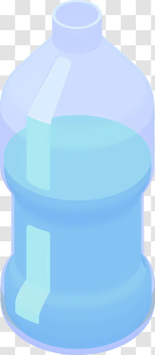 Icon - Large Water Bottle For Hydration Transparent PNG