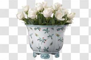 Vase Porcelain Ceramic Teacup Plate - Floristry - China Wind Shading Transparent PNG