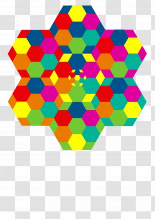 Hexagon Symmetry Clip Art - Area Transparent PNG