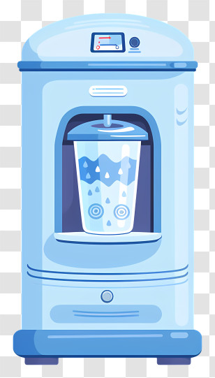 Water Cooler - Blue Water Dispenser Transparent PNG