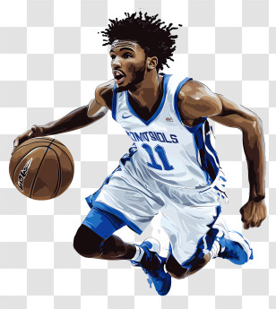 Ncaa Mens Basketball - Basketball Player In Action Transparent PNG