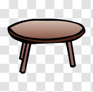 Club Penguin Coffee Tables Clip Art - Entertainment Inc - Table Transparent PNG