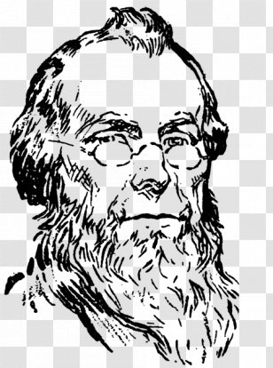 Beard Black And White Drawing Clip Art - Human Behavior Transparent PNG