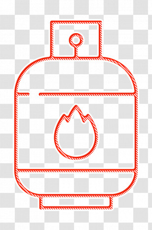 BBQ Line Craft Icon Fire Icon Gas Icon Transparent PNG