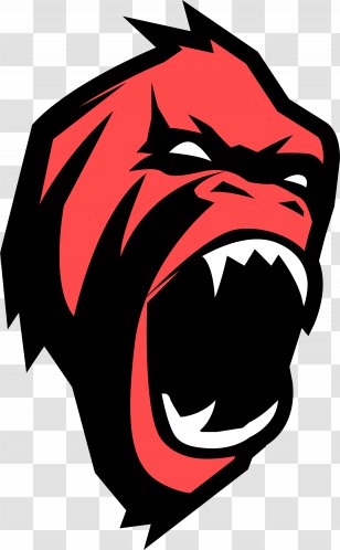 Western Gorilla Ape Monkey Clip Art - Illustration - Cartoon Avatar Transparent PNG