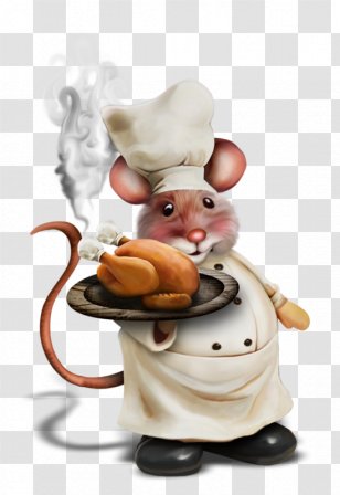 Computer Mouse Muis - Watercolor - Little Chef Transparent PNG