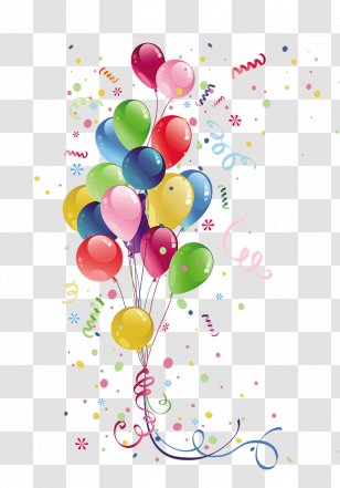 Party Balloon Birthday Clip Art - Hot Air - Colorful Balloons Transparent PNG