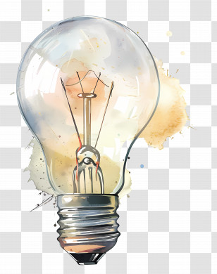 Light Bulb - Light Bulb For Inspiration And Innovation Transparent PNG