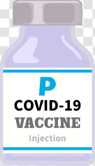 Vaccine - COVID-19 Vaccine Vial Illustration Transparent PNG