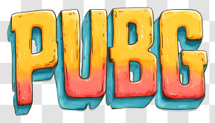 Word Pubg - PUBG Game Text Logo Transparent PNG