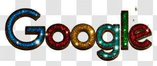 Google Logo - Glittery Google Logo Transparent PNG