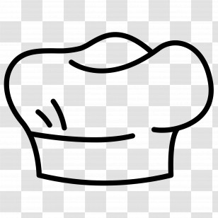 Chef Hat - Chef Hat Outline Transparent PNG